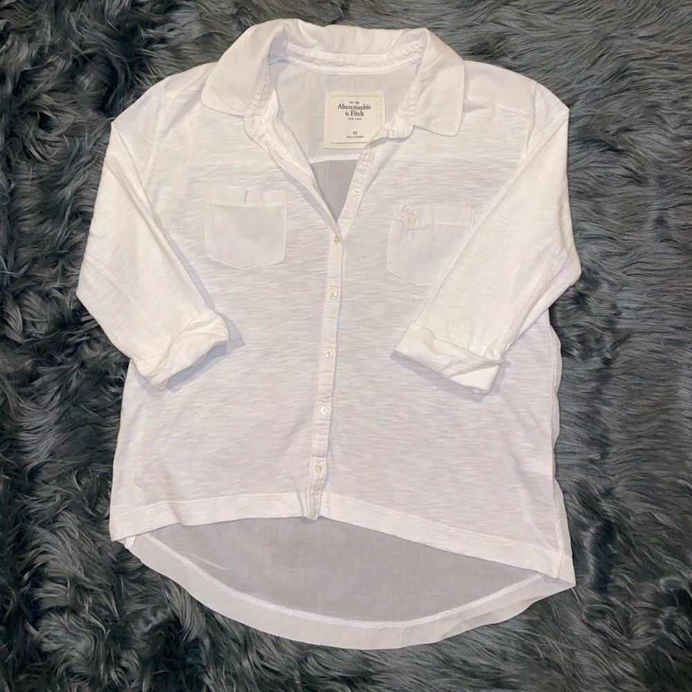 Abercrombie Top - Size XS | Color: White